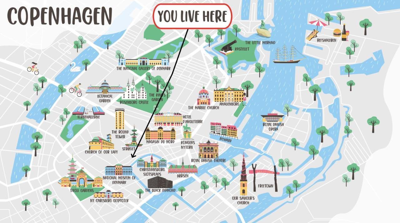 Charismatic Apartments In Copenhagen Old Town 外观 照片